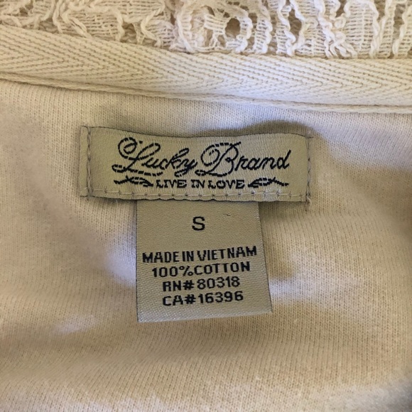 Lucky Brand White Floral Jacket - Picture 3 of 3